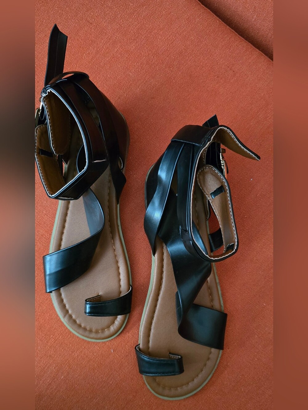 New! Ankle-wrap Gladiator Sandals - sz 36